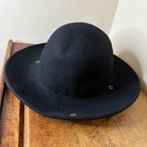 Peter Grimm Black Hat O/S Good Preworn Condition